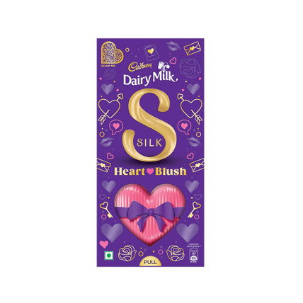 Cadbury Chocolate Dairy Milk Silk Heart Blush 